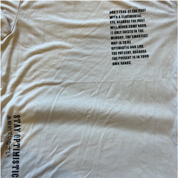 SHEIN | Men Slogan graphic high low tee - Picture 3 of 4